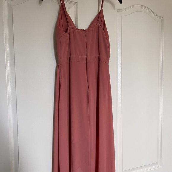 high low pink summer dress - Picture 2 of 3